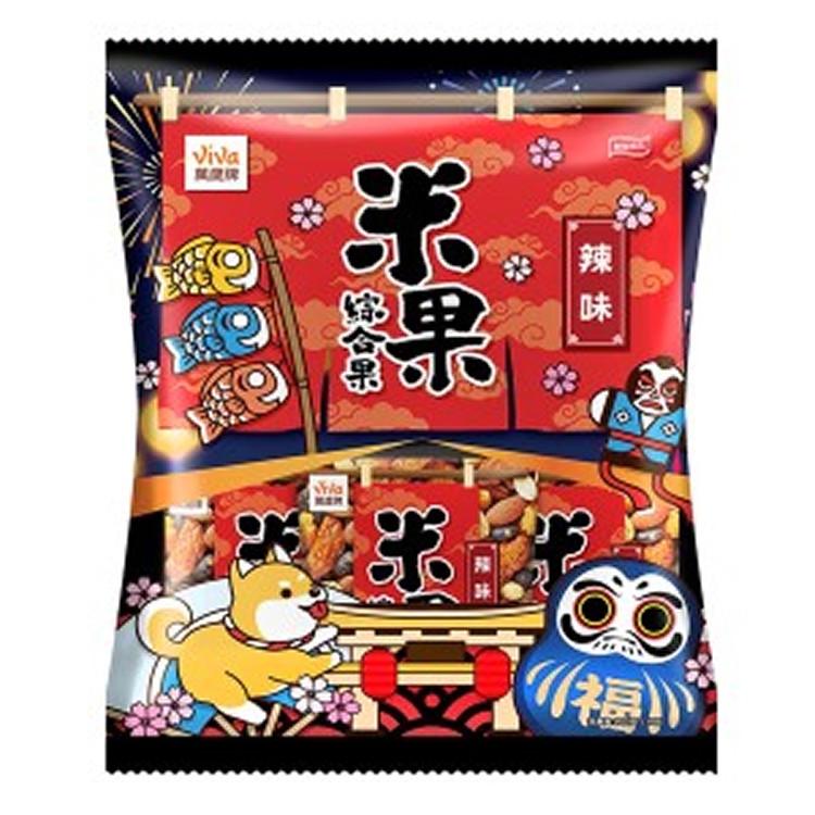 萬歲牌-米果綜合果辣味 (買一送一ㄢ