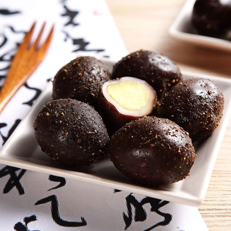 所長茶葉蛋-黑胡椒鐵蛋(6入)