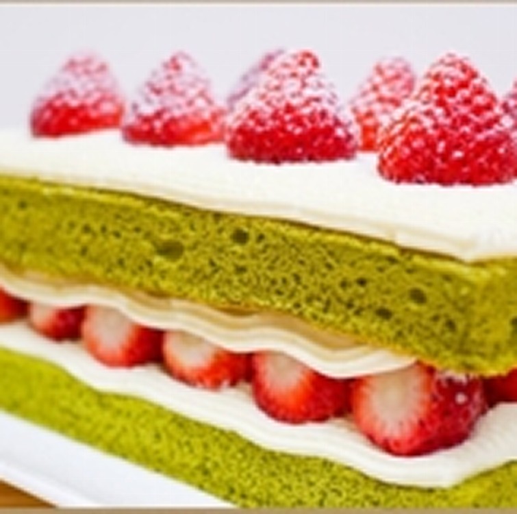 雙層草莓蛋糕-抹茶口味