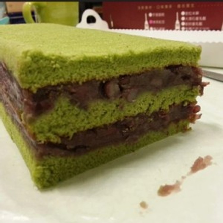 抹茶紅豆蛋糕