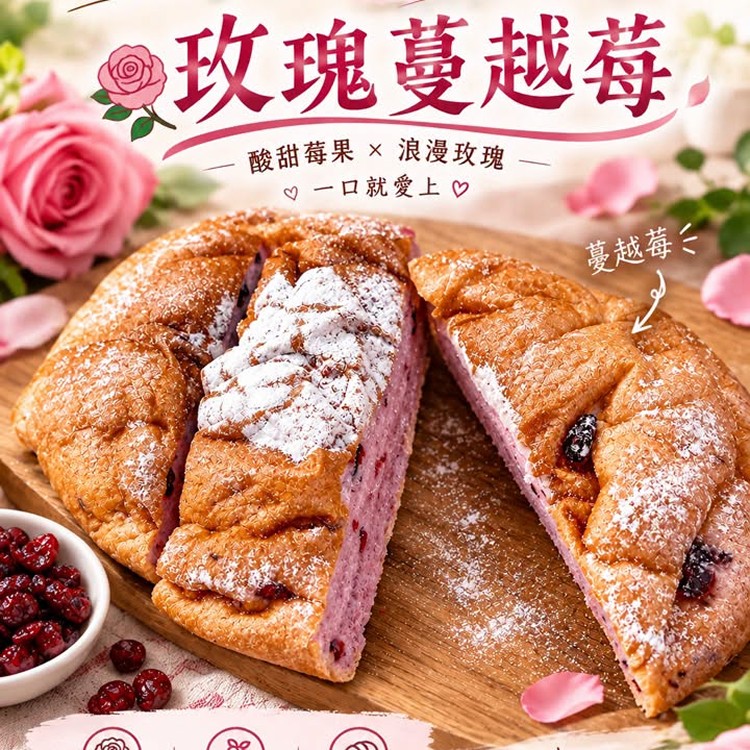 玫瑰蔓越莓