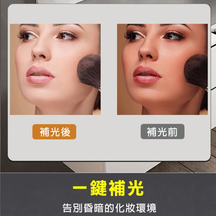 【西格生活館】吸盤式LED化妝鏡燈 免打孔 鏡前燈 補光燈 梳妝台 化妝燈