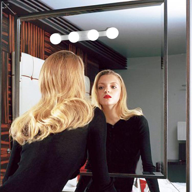 【西格生活館】吸盤式LED化妝鏡燈 免打孔 鏡前燈 補光燈 梳妝台 化妝燈