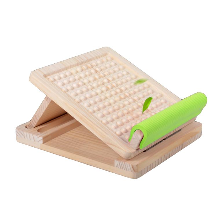 【西格生活館】凸點三段式實木拉筋板 瑜珈 小腿緊繃 久站 久坐 拉筋