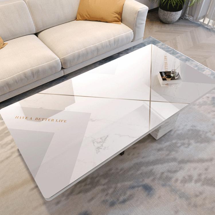 【西格生活館】北歐大理石紋軟玻璃桌墊60x120cm 防水 防污 防燙 不縮邊 桌布 桌墊 餐桌墊