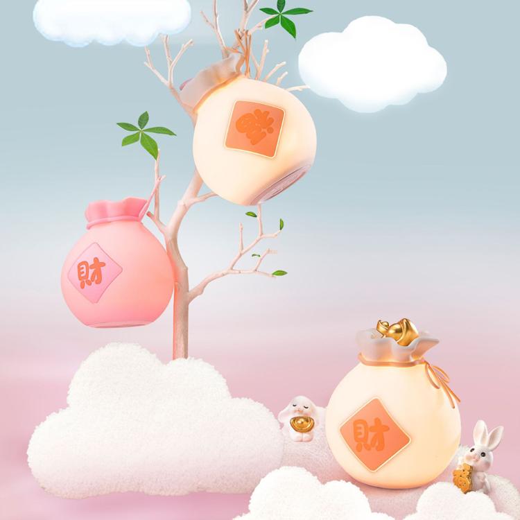 【西格生活館】福袋財袋LED拍拍夜燈