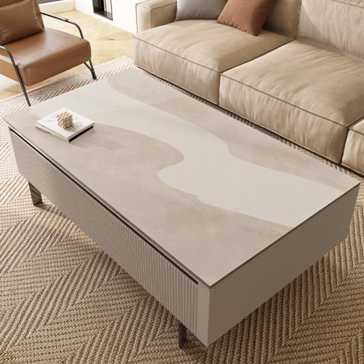 【西格生活館】侘寂風Q彈矽膠皮革桌墊60x120cm 桌布 茶几 書桌 餐桌墊 滑鼠墊