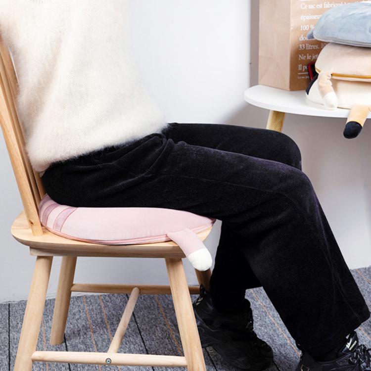 【西格生活館】喵喵甜甜圈美臀坐墊(貓咪坐墊/痔瘡坐墊/透氣釋壓/可拆洗)