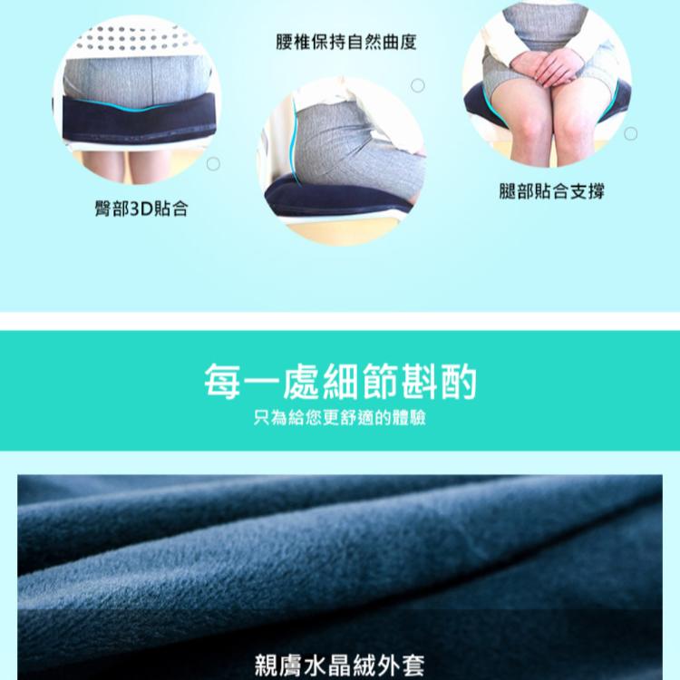 【西格傢飾】低反釋壓記憶美臀坐墊(男款/女款)