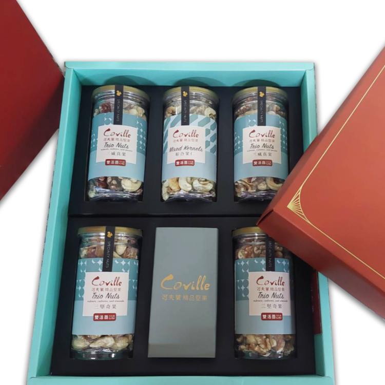 【Coville可夫萊】養生經典五入裝堅果禮盒