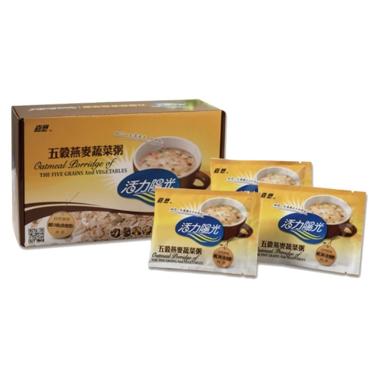 【活力陽光】五穀燕麥蔬菜粥(1組2盒)