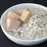 芋頭薏仁湯 -- 薏仁濃稠, 絕無勾芡!