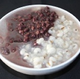 紅豆薏仁湯 -- 薏仁濃稠, 絕無勾芡!