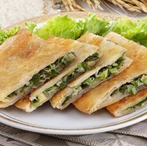 三星翠玉青蔥米餡餅