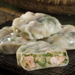 三星翠玉蔥蝦餅