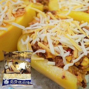 藍帶烘培絲-雙色