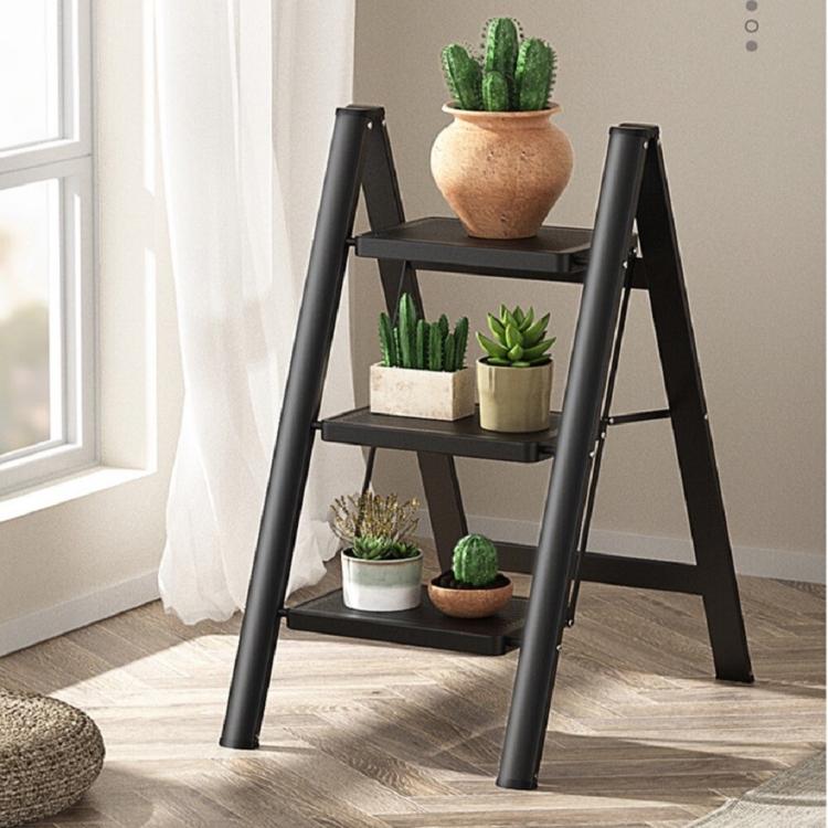 【Zhuyin】折疊梯 全鋼款人字梯 三步家用摺疊梯 三步梯 人字梯 工具梯 工作梯 梯子