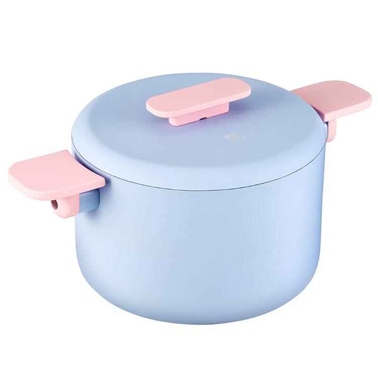 【SANHO三禾】國色添香系列健康不沾雙耳湯鍋(加深)20cm-LT20T3L