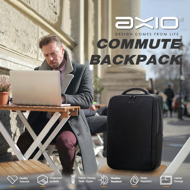 【AXIO】Commute Backpack 商務15.6吋筆電減壓防盜後背包(ATB-329)