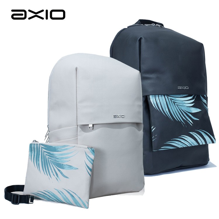 【AXIO】 KISS 2WAY 多功能兩用子母嫩葉帆布後背包 AKB-454