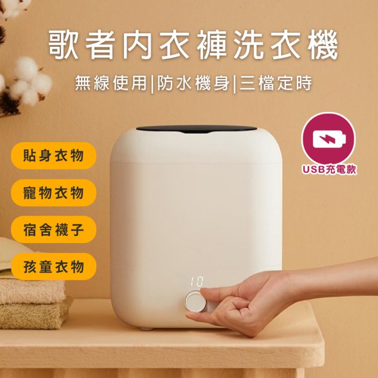 【LY 立元】升級款歌者迷你洗衣機 蔬果清洗兩用機(USB充電款)