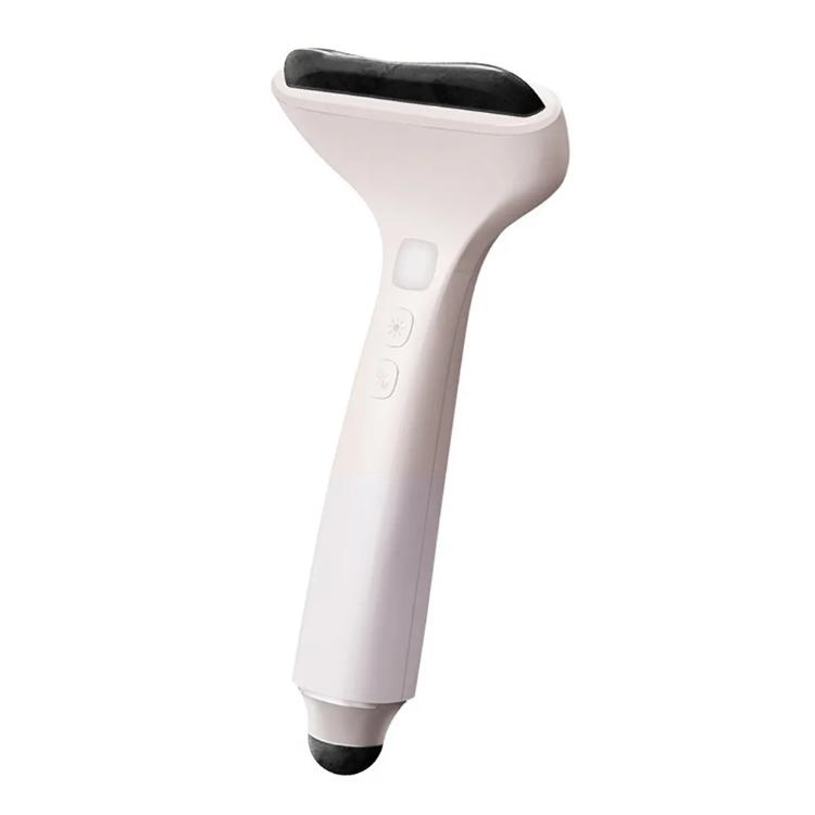 【CY 呈云】美體電動砭石刮痧板 長柄按摩儀(BM-012)-紅砭石