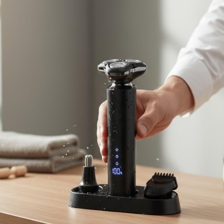 【呈云】SHAVER智能剃鬚 旋轉三刀頭電動刮鬍刀