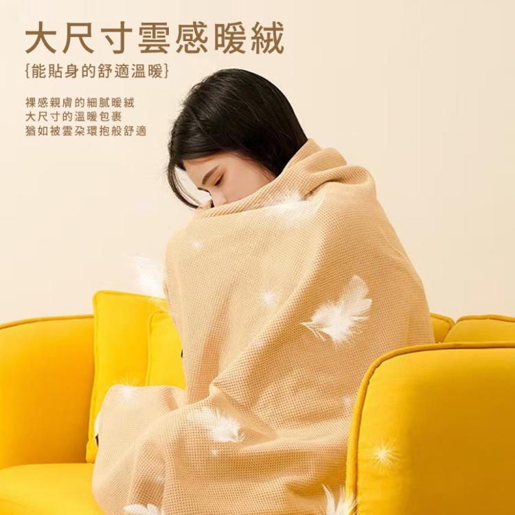 【NOVOICE 諾維斯】USB肩披電熱暖身毯 NOV-H21