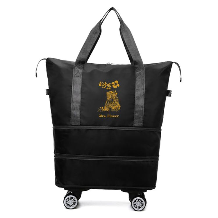 【花太太x白沙屯媽祖】大容量旅行收納包(擴充容量 加裝四輪輔助)