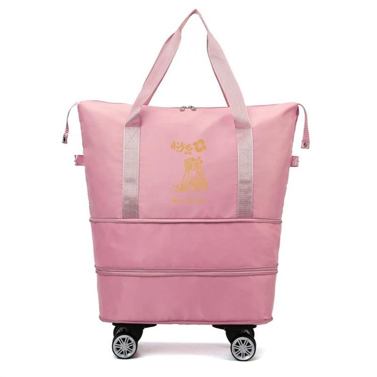 【花太太x白沙屯媽祖】大容量旅行收納包(擴充容量 加裝四輪輔助)