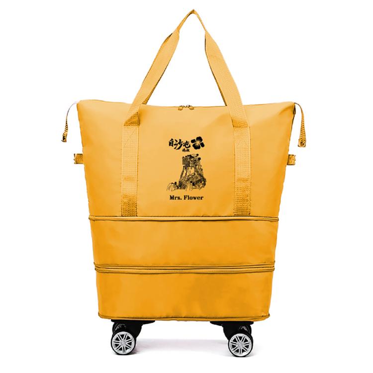 【花太太x白沙屯媽祖】大容量旅行收納包(擴充容量 加裝四輪輔助)