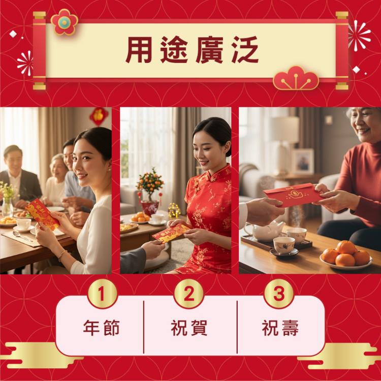 【花太太x白沙屯媽祖】馬年開運紅包袋