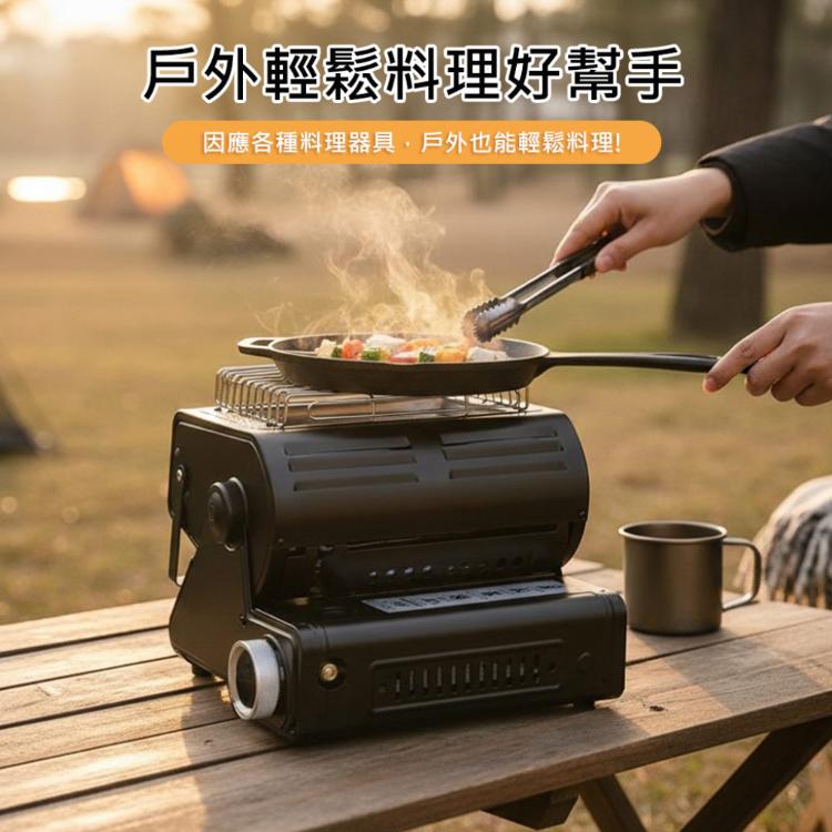 預購2/1出貨【NOVOICE 諾維斯】卡式瓦斯便攜式露營取暖爐