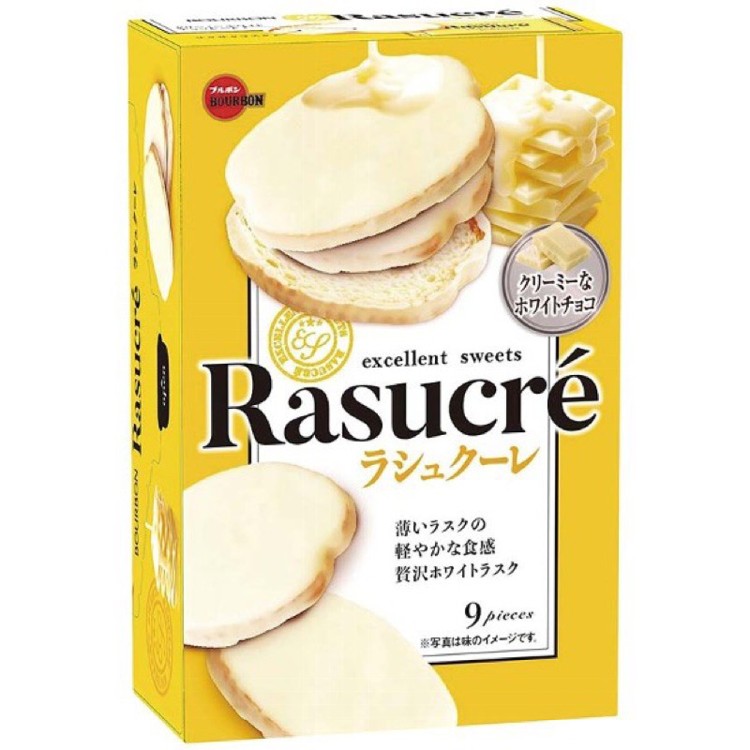 【日本進口】北日本 BOURBON 牛奶吐司餅