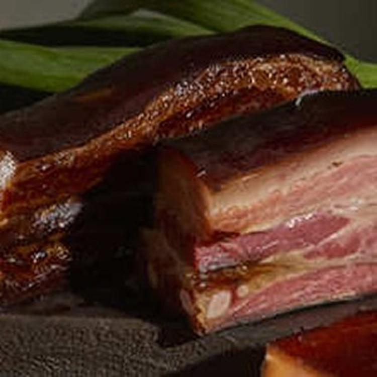 熟食煙燻湖南臘肉塊