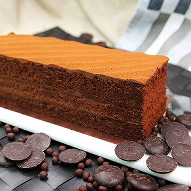 楓糖珍珠米生巧克力蛋糕