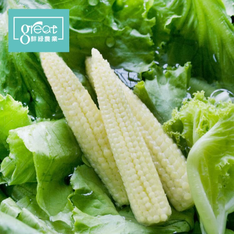 【鮮綠農業】帶殼紅鬚玉米筍