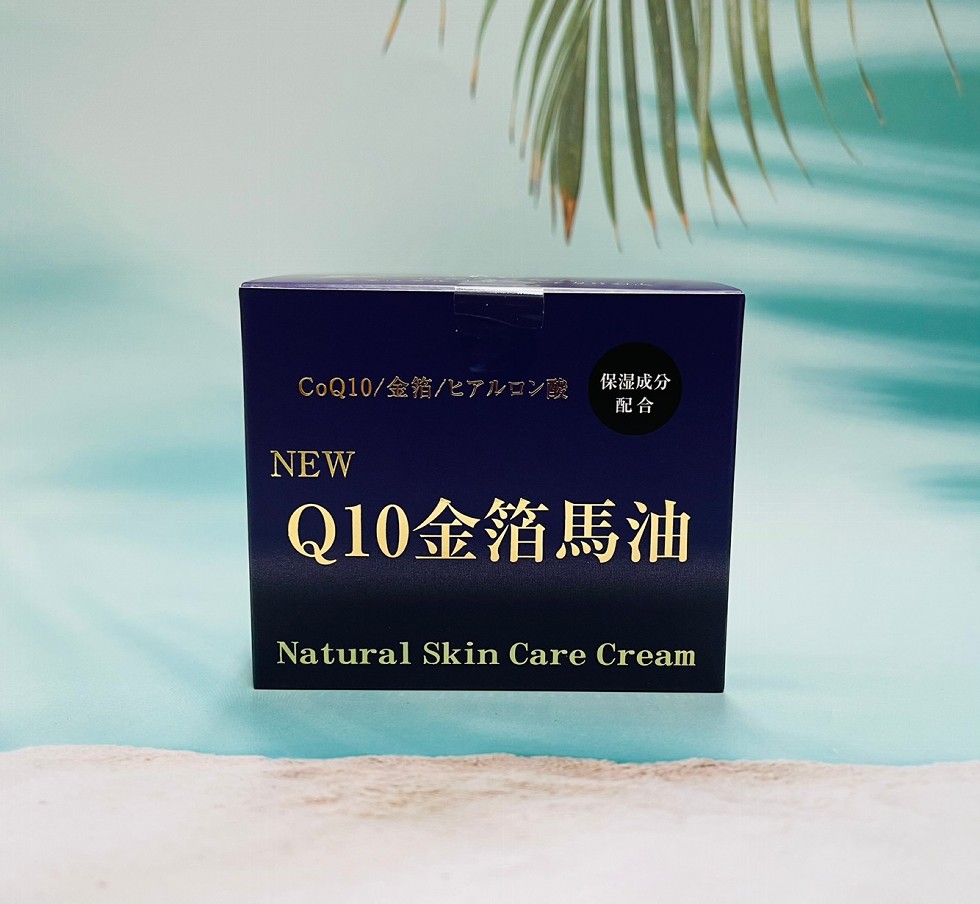 COQ10/金箔/ヒアルロン酸，保湿成分。