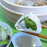 翠綠絲瓜鮮肉湯包 特價：$140