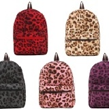 韓國 麂皮質感 豹紋後背包 超可愛~ (多色) 特價：$455