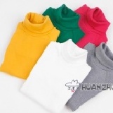 B.螺紋棉高領上衣 特價：$90