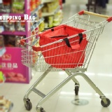 外國超市推車必備超大容量厚實環保手提購物袋