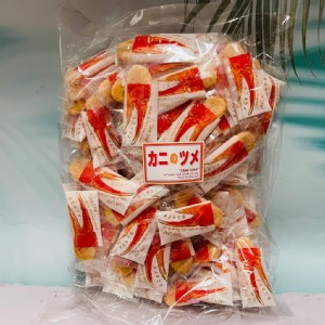 免運!【日本 尼西 新西】螃蟹風味米果 蟹風味米果 蟹腳造型包裝 285g 285g/包 (4包，每包373.5元)