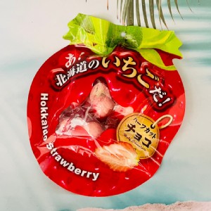 【日本 道南】北海道 草莓 草莓巧克力 半切草莓 北海道草莓巧克力 65g