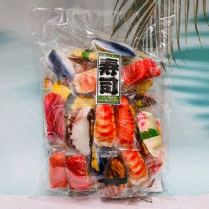 免運!【日本 尼西 新西】壽司包裝造型米果 山葵醬油風味米果 200g 200g/包