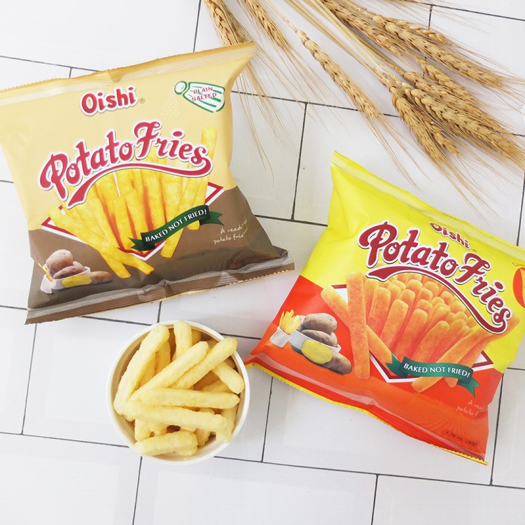 【Oishi 】風味薯條餅乾-兩種風味 起司、海鹽