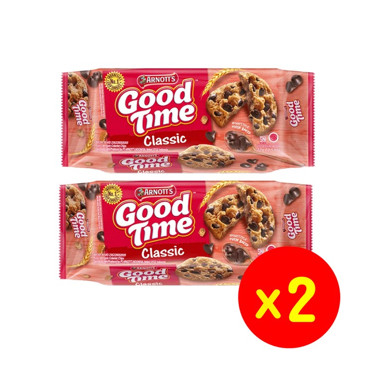 【ARNOTT'S雅樂思】好時光餅乾2入一組 四種口味任選 經典巧克力、彩虹巧克力、香蘭椰子、咖啡