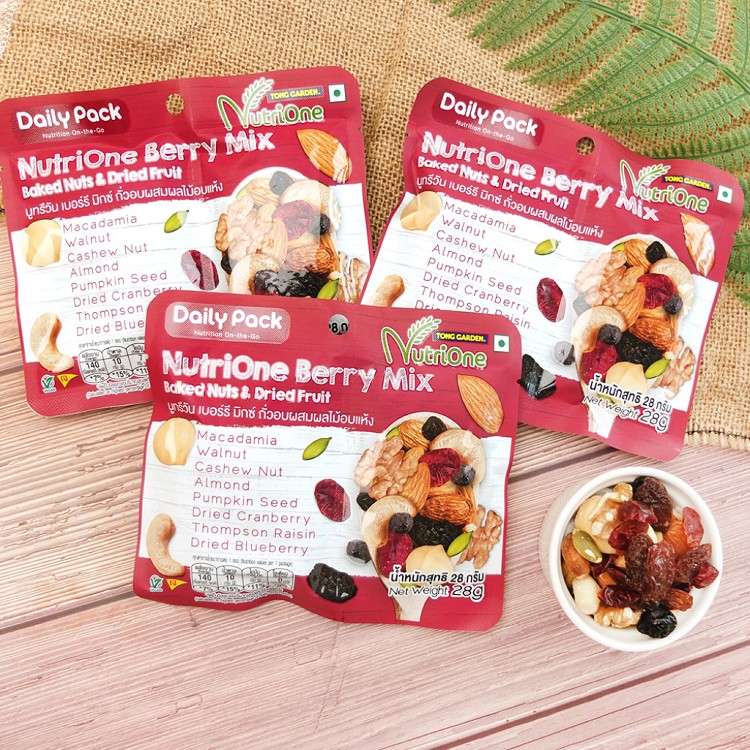 【TONG GARDEN東園】堅果/莓果乾綜合袋(7入/袋) 兩種口味 堅果/蘋果乾 堅果/莓果乾