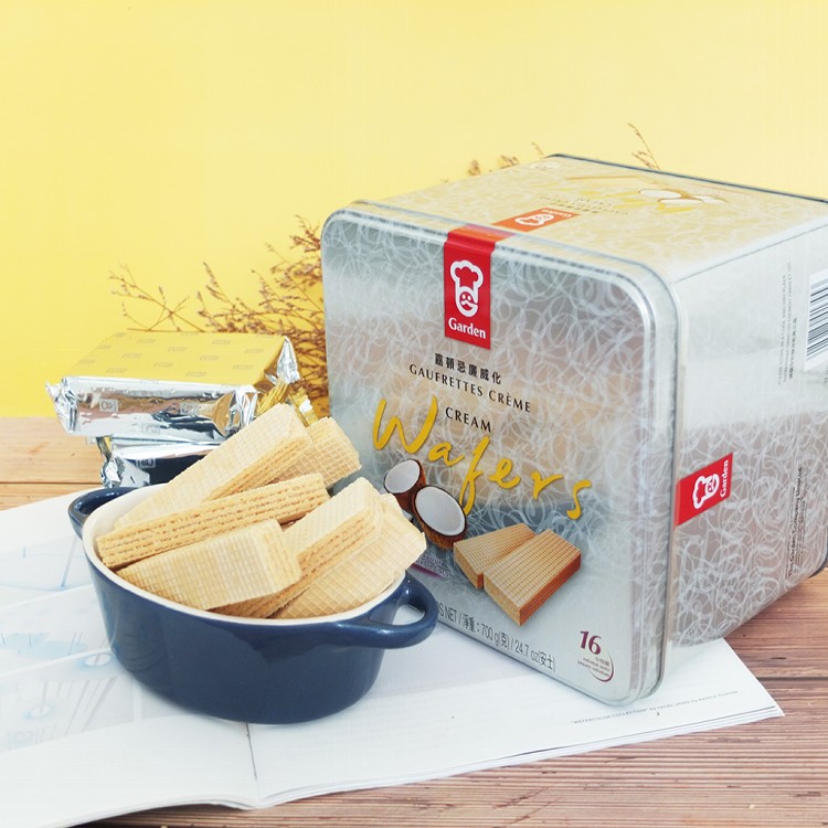 【香港Garden】嘉頓威化餅(附贈束口提袋) 兩種口味任選 花生、椰子