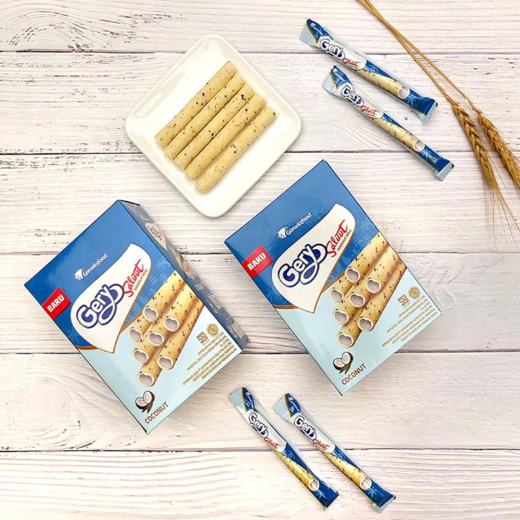 【Garudafood】椰子風味捲心酥 (24入/盒)